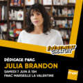 Julia Brandon en dédicace à Marseille