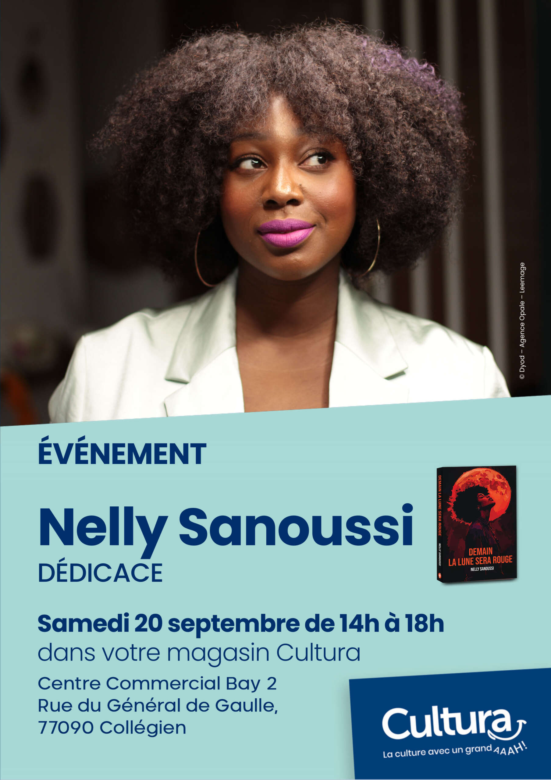 Dédicace de Nelly Sanoussi au Cultura Bay2